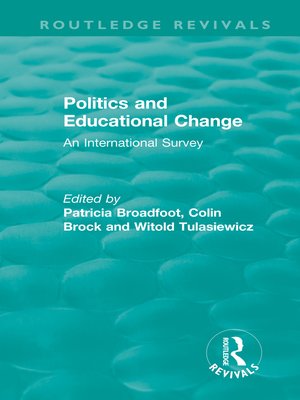 cover image of Politics and Educational Change